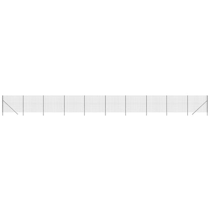 vidaXL Clôture en treillis métallique anthracite 1,8x25 m