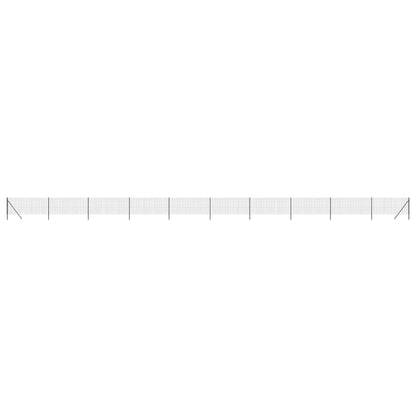 vidaXL Clôture en treillis métallique anthracite 1x25m acier galvanisé