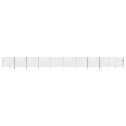 vidaXL Clôture en treillis métallique anthracite 2,2x25 m