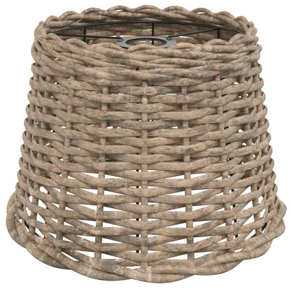 vidaXL Abat-jour de plafonnier marron Ø30x20 cm osier