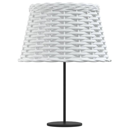 vidaXL Abat-jour blanc Ø38x23 cm osier