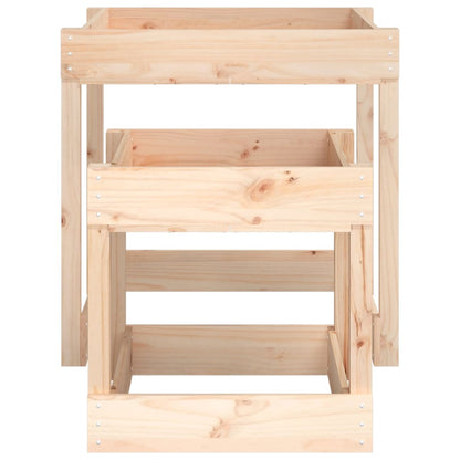 vidaXL Tables à sable 2 pcs bois de pin massif