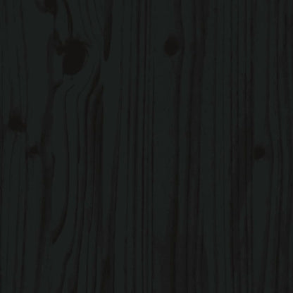 vidaXL Tables à sable 2 pcs noir bois de pin massif