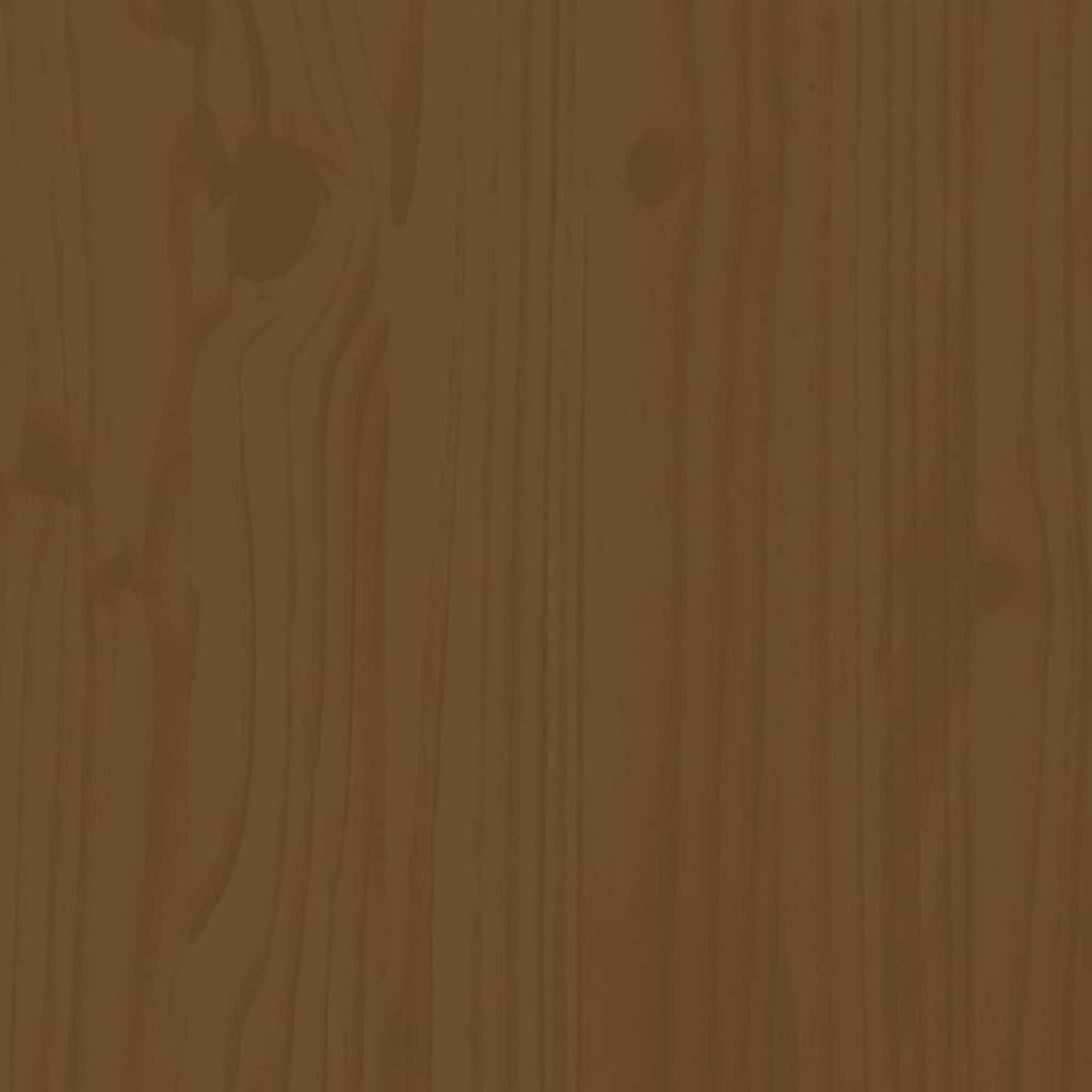 vidaXL Lit surélevé de jardin brun miel 101x50x57cm bois de pin massif
