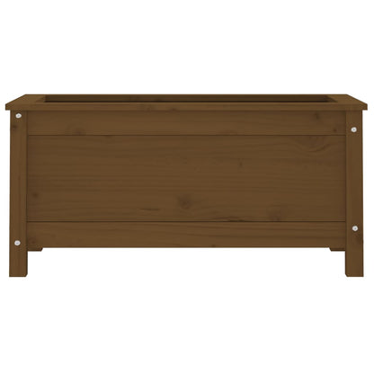 vidaXL Jardinière marron miel 82,5x40x39 cm bois massif de pin