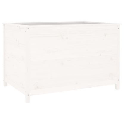 vidaXL Lit surélevé de jardin blanc 119,5x82,5x78cm bois de pin massif