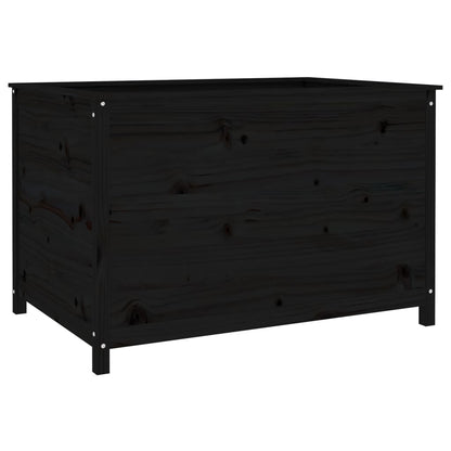 vidaXL Lit surélevé de jardin noir 119,5x82,5x78 cm bois de pin massif