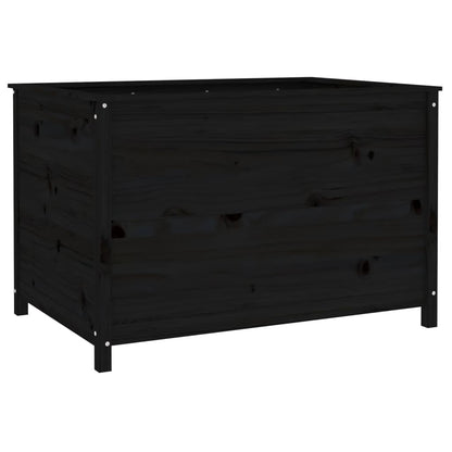vidaXL Lit surélevé de jardin noir 119,5x82,5x78 cm bois de pin massif