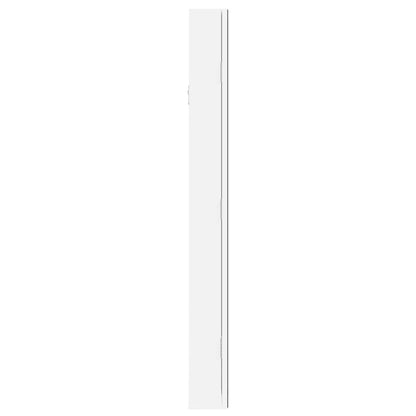vidaXL Armoire à bijoux avec miroir et éclairage LED mural blanc