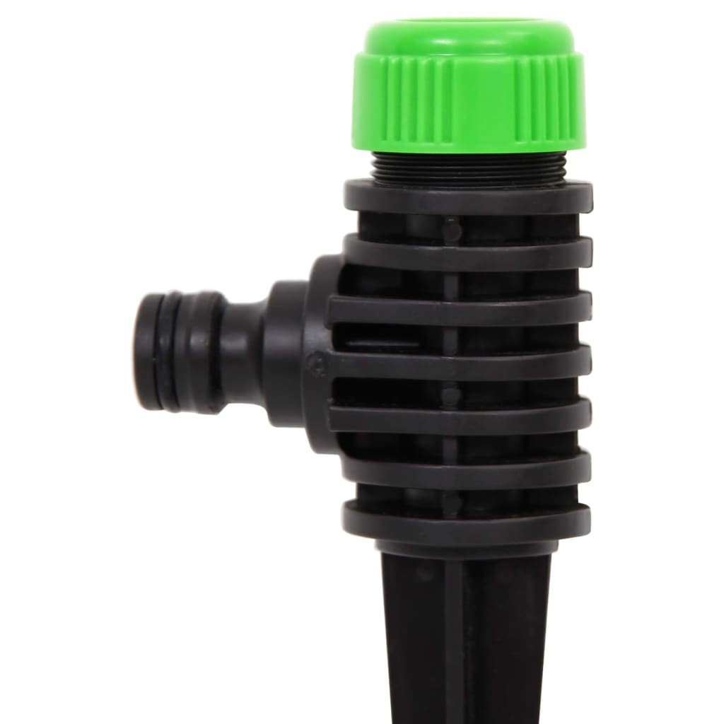 vidaXL Arroseurs rotatifs 6 pcs vert et noir 3x6x19,5 cm ABS et PP