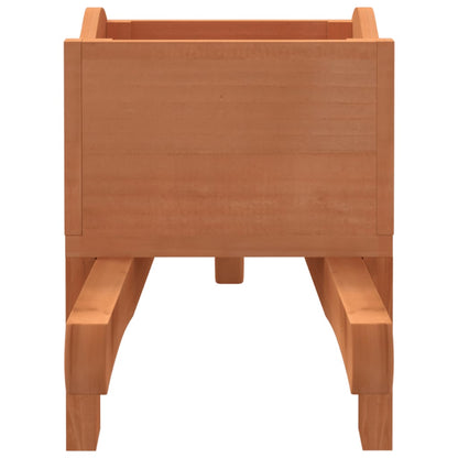 vidaXL Jardinières brouette 2 pcs 47x15x19 cm bois de sapin massif