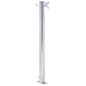 vidaXL Colonne à eau de jardin 40 cm acier inoxydable rond