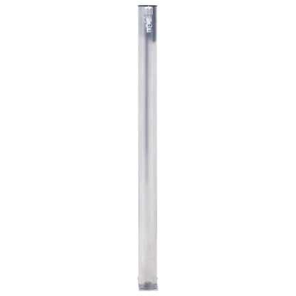 vidaXL Colonne à eau de jardin 80 cm acier inoxydable rond