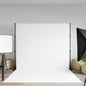 vidaXL Support de toile de fond noir 254x243 cm acier