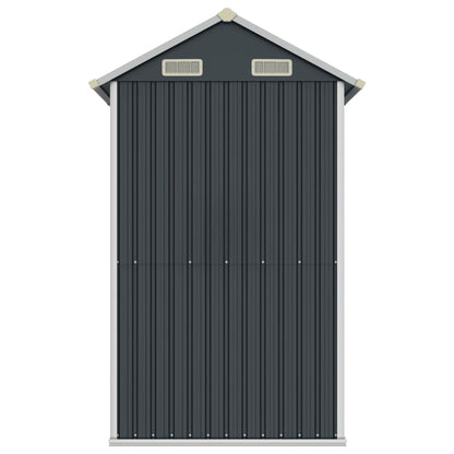 vidaXL Abri de jardin anthracite 192x152,5x237 cm acier galvanisé