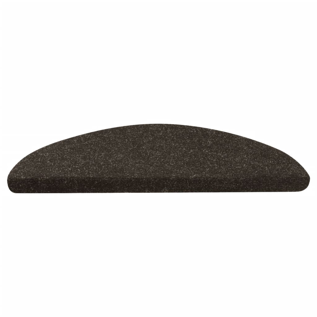 vidaXL Tapis d'escalier auto-adhésifs 10 pcs anthracite 56x17x3 cm