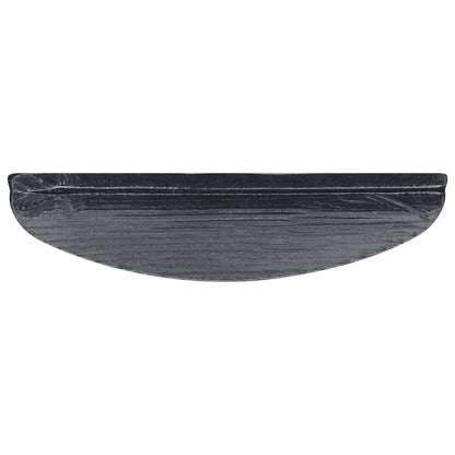 vidaXL Tapis d'escalier auto-adhésifs 10 pcs noir 56x17x3 cm
