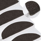 vidaXL Tapis d'escalier auto-adhésifs 10 pcs noir 56x17x3 cm
