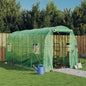 vidaXL Serre avec cadre en acier vert 8 m² 4x2x2 m
