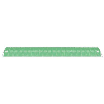 vidaXL Serre avec cadre en acier vert 80 m² 20x4x2 m
