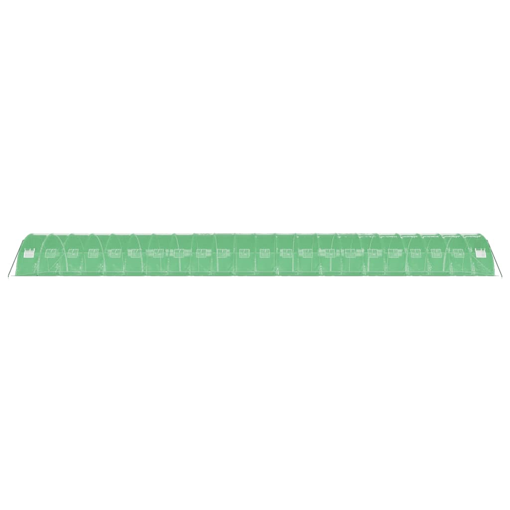 vidaXL Serre avec cadre en acier vert 88 m² 22x4x2 m
