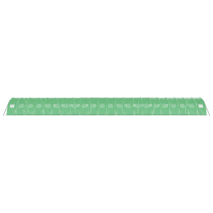 vidaXL Serre avec cadre en acier vert 88 m² 22x4x2 m