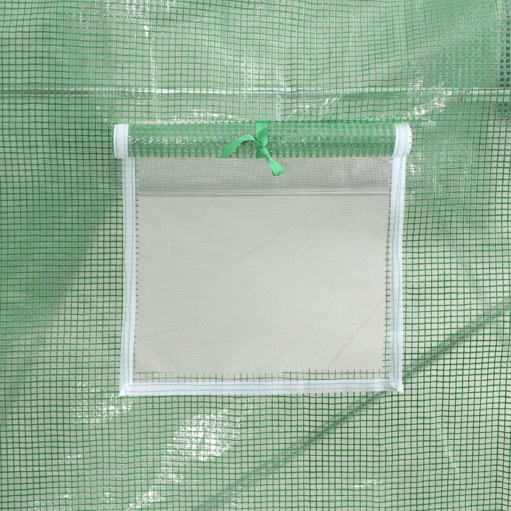 vidaXL Serre avec cadre en acier vert 20 m² 5x4x2,3 m