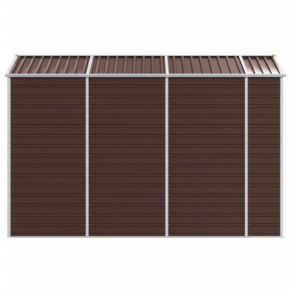 vidaXL Abri de jardin marron 191x300x198 cm acier galvanisé