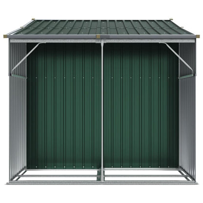 vidaXL Abri de jardin vert 277x192,5x179 cm acier galvanisé