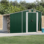 vidaXL Abri de jardin vert 277x192,5x179 cm acier galvanisé