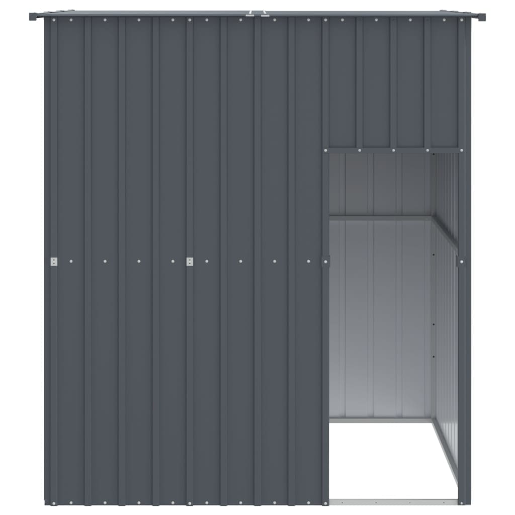 vidaXL Niche pour chien avec toit anthracite 165x153x181 cm