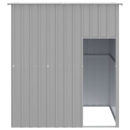 vidaXL Niche pour chien avec toit gris clair 165x153x181 cm