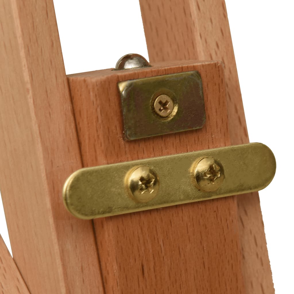 vidaXL Chevalet 81x121x173 cm bois de hêtre massif