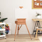 vidaXL Chevalet 81x121x173 cm bois de hêtre massif