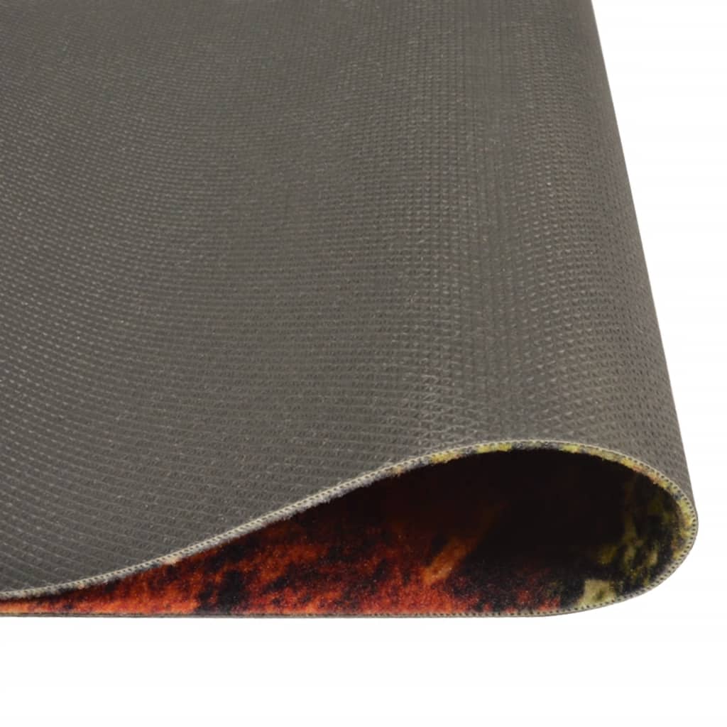 vidaXL Tapis de cuisine lavable impression cuillère épices 60x300 cm