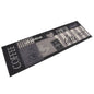 vidaXL Tapis de cuisine lavable impression café noir 60x180 cm velours