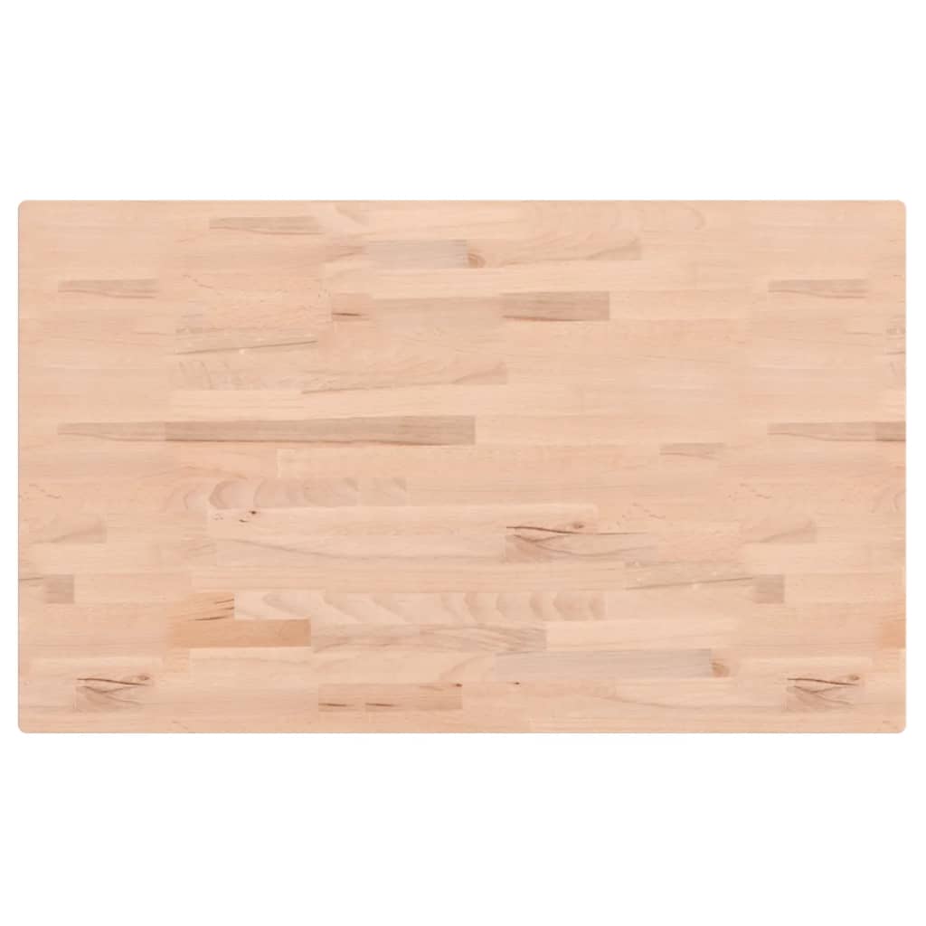 vidaXL Comptoir de salle de bain 100x60x1,5 cm bois massif de hêtre