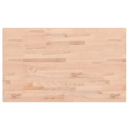 vidaXL Comptoir de salle de bain 100x60x1,5 cm bois massif de hêtre