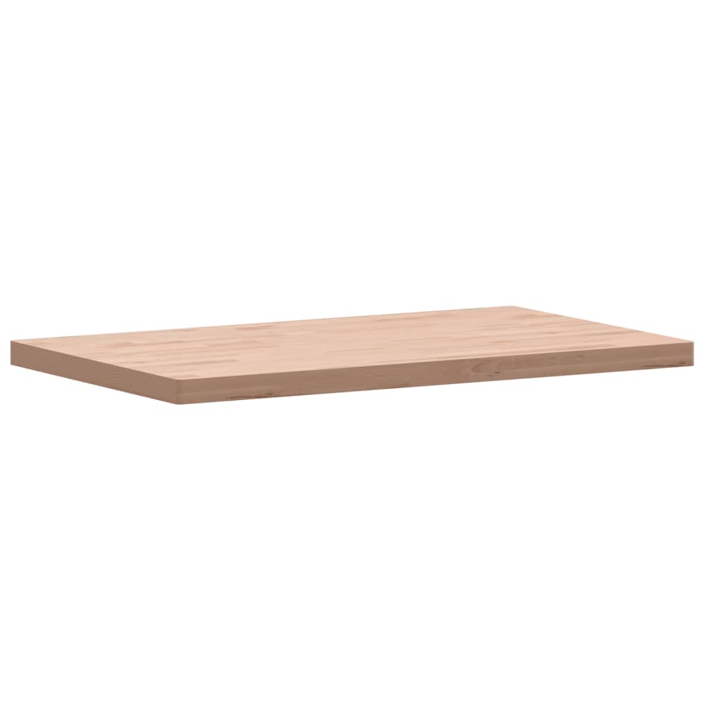 vidaXL Comptoir de salle de bain 100x60x4 cm bois massif de hêtre