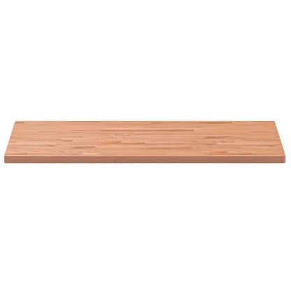 vidaXL Comptoir de salle de bain 100x60x2,5 cm bois massif de hêtre
