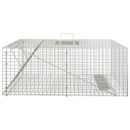 vidaXL Piège à animaux 64,5x25x26,5 cm fer galvanisé
