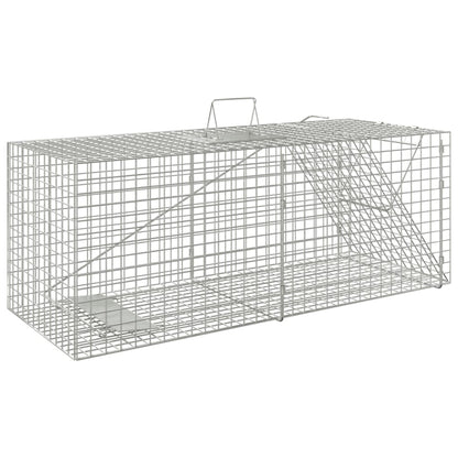 vidaXL Piège à animaux 64,5x25x26,5 cm fer galvanisé