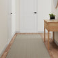 vidaXL Tapis de couloir aspect sisal argenté 80x300 cm