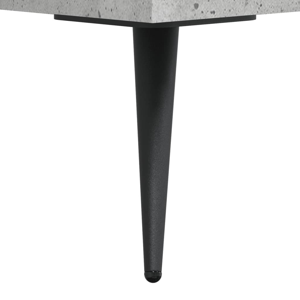 vidaXL Bureau gris béton 140x50x75 cm bois d'ingénierie