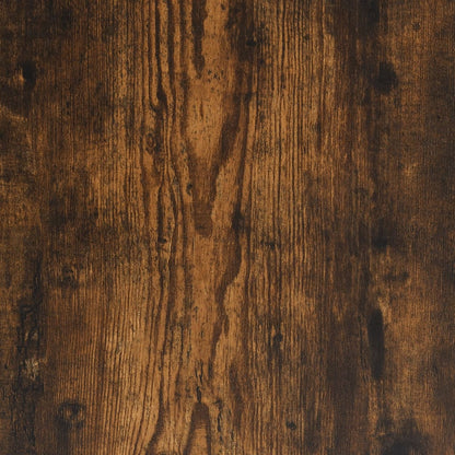 vidaXL Bureau chêne fumé 140x50x75 cm bois d'ingénierie