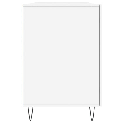 vidaXL Bureau blanc 140x50x75 cm bois d'ingénierie