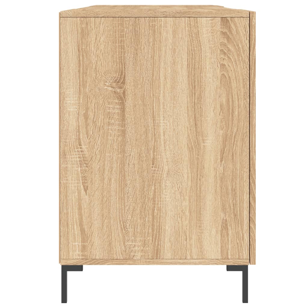 vidaXL Bureau chêne sonoma 140x50x75 cm bois d'ingénierie