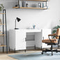 vidaXL Bureau Blanc brillant 140x50x75 cm Bois d'ingénierie