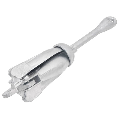 vidaXL Ancre pliable avec corde argenté 1,5 kg fer malléable