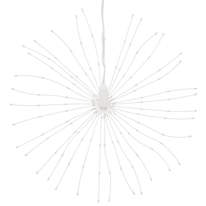 vidaXL Étoile rayonnante de Noël 140 LED 8 pcs blanc froid 17 cm
